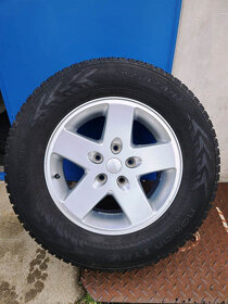 Jeep OEM kola 5x127 + zimní pneu Nokian 255/65R17 - 2