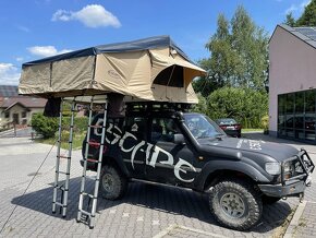 Střešní stan - AUTOSTAN 220 cm - prodloužený, LED osvětlení - 2