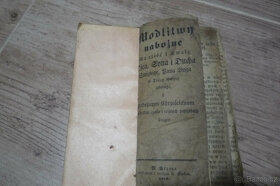 Starý tisk modlitwy nabozne 1839 - 2