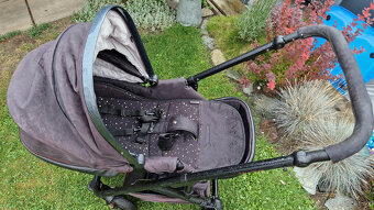 Kočárek Moon Nuova Sport s korbičkou a sportovním sedákem - 2