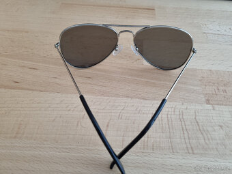 sluneční polarizační brýle stříbrné zrcadlovky - 2