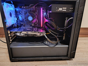 Herní PC, I5 8500, 16GB RAM, RX 570 8GB, 256 M2.SSD + 650GB - 2