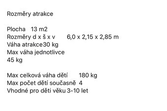 Skákací hrad - skluzavka - 2