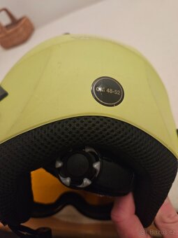 Dětská lyžařská helma Mango ROCKY PRO s visorem (štítem) - 2