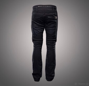 4SR Pánské kevlarové moto jeansy CLUB SPORT black - 2