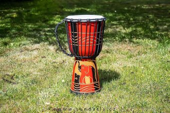 Buben Djembe 40 cm se Slonem - 2