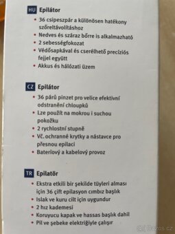 Epilator, depilator chloupku - 2