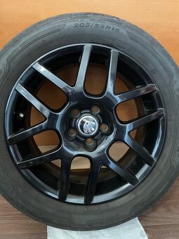 Alu kola BBS CH-R black, 16x6.5 5x100 ET42. - 2