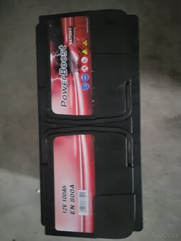 Nová autobaterie PowerBoost 12V 100Ah 800A - 2