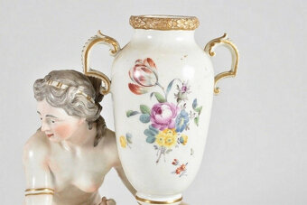 Porcelánová figurální skupina Frankenthal 1779 - 2