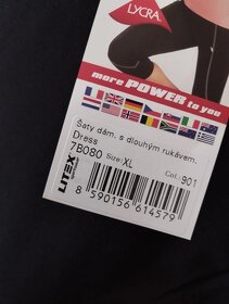 Nové dámské šaty s dlouhým rukávem Litex vel. XL - 2