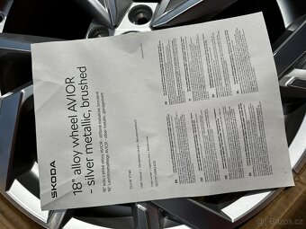 5x112 R18 7,5J ET48 Škoda Octavia ( model Avior ) - 2