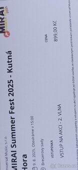Vstupenky MIRAI Kutná Hora - 2