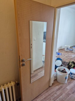 Interiérové dveře buk bez kliky 80P, 60P, 80L - 2