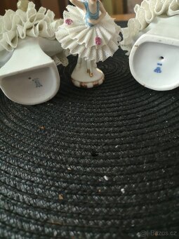 porcelánové sošky krajkové - 2