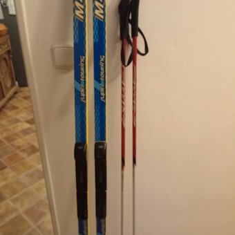 Běžky Madshus 175cm, hůlky 140cm - 2