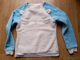 FLEECOVA MIKINA S KOCKOU 11-12 let - 2