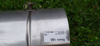 Nerez roura, kouřovod 180/1mm klapka - 2
