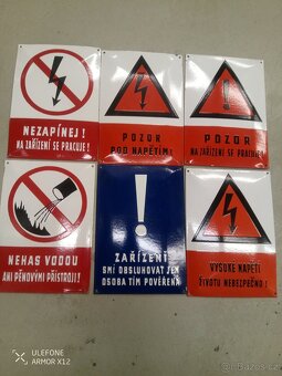 Smaltované cedule - 2