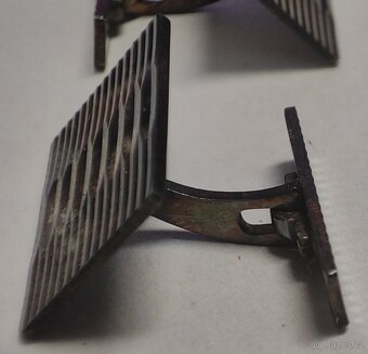 Stříbrné manžetové knoflíky - 2