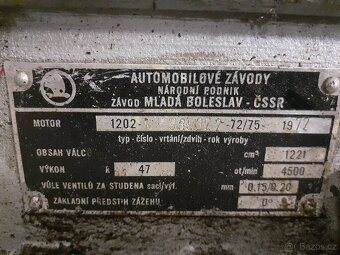 Motor skoda 1202 - 2