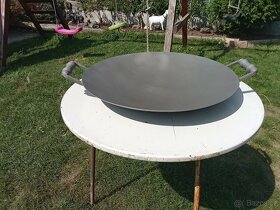 Pánev Wok na gril, ohniště, camping - 2