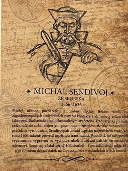 Zlato/ zlatá mince zlata Michal Sendivoj proof - 2