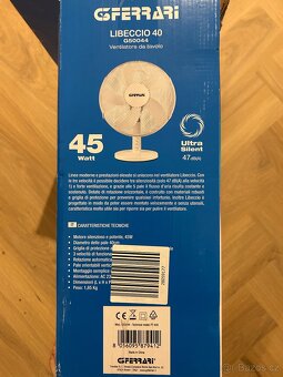 Stolní ventilátor G3Ferrari, průměr 40 cm - 2