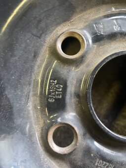 4x plechová kola s pneu 205/55 R16 - 2