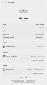Apple Mac mini / M1 / 8GB / 256GB SSD / stříbrný + USB-C HUB - 2