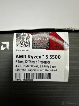 AMD Ryzen 5 5500 - Záruka 02/28 - 2