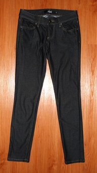 Elastické džíny/džegíny, vel. 38, zn. Lulu - 2