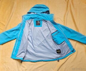 Světle modrá bunda Gore-tex goretex outdoor North Face Krásn - 2