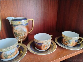 Stará čajová souprava 17 dilná - 2