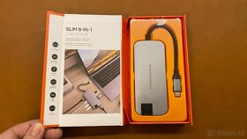 HyperDrive SLIM USB-C Hub vesmírně šedý - 2