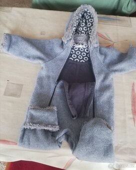 Chlupatý overal na 2-4 měs. - 2