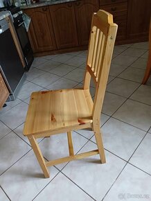 Dřevěné židle - Borovice - 2