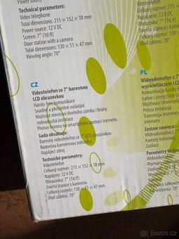 Prodám videotelefon Emos se 7” LCD obrazovkou - 2