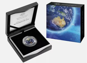 KOMPLETNÍ SADA STŘÍBRNÝCH MINCÍ 4X1 OZ EARTH & BEYOND SLEVA - 2