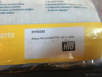 Termo izolace oken Renault Master - 2