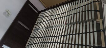 Manželská postel s rošty IKEA - 2