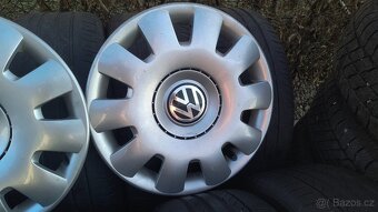 Sada 4ks originálních poklic Volkswagen 15' - 2