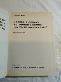 P: J. Andrt- Údržba a opravy aut. Škoda 105-120-130 Rapid - 2