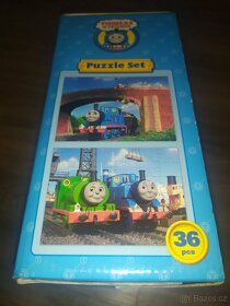 PUZZLE SET MAŠINKA TOMÁŠ (2 X 24 A 2 X 36 DÍLKŮ) - 2