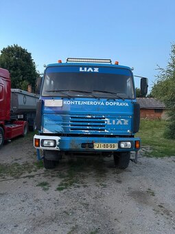 Liaz 110 hákový nosič kontejnerů+hydraulická ruka - 2