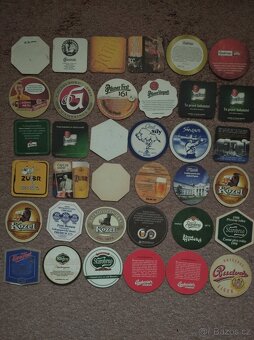 Pivní tácky českých pivovarů 67 ks - 2