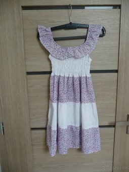 Dívčí letní šaty vel. 110/116 - 2