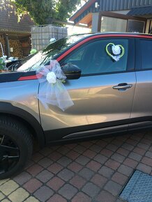 Svatební dekorace na auto - 2