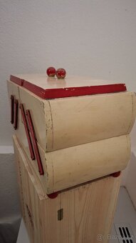 Staré zachovalé funkční dřevěné šitíčko - 2