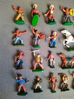Retro figurky indiáni a kovbojové - 2